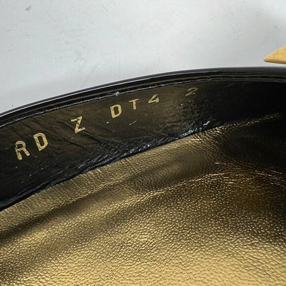 Valentino Garavani One Stud Black Patent Leather Pumps Size 38 - Picture 6 of 10